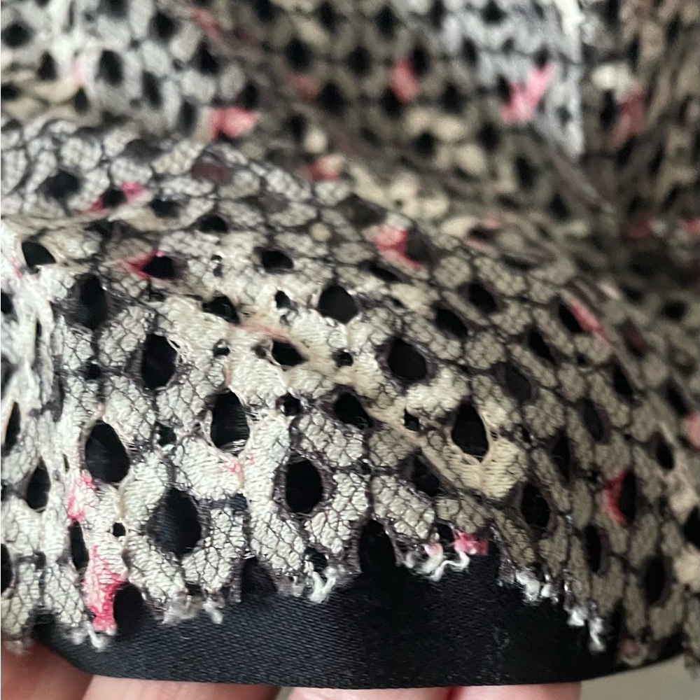 MUSE COUTURE Black and Pink Patterned Dress - Picture 3 of 7